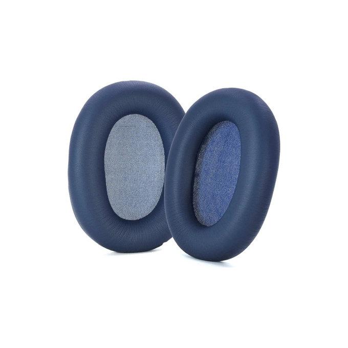 Cuscinetti auricolari di ricambio per Sony WH-1000XM6, Memory foam and PU leather, Blue, 1 paio