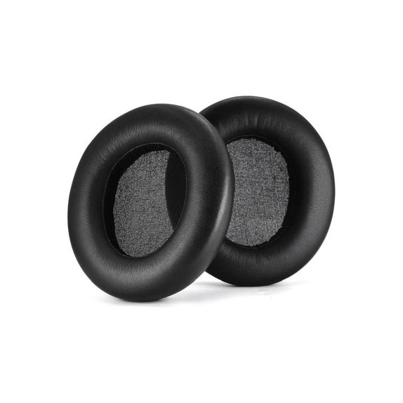 Cuscinetti auricolari di ricambio per Steelseriess Arctis Nova 1, 3, 5, 7, 9, Pro Wired, Memory foam and PU leather, Black, 1 paio