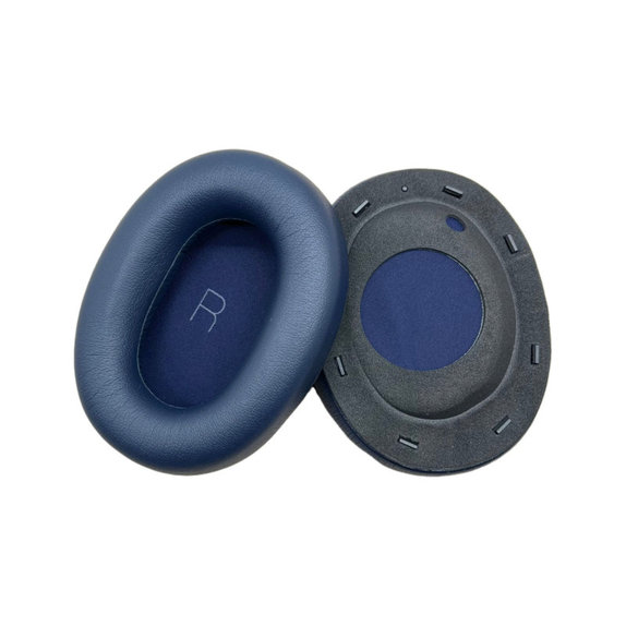 Cuscinetti auricolari di ricambio per JBL Tour One M3, Memory foam and PU leather, Blue, 1 paio