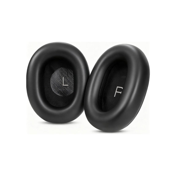 Cuscinetti auricolari di ricambio per JBL Tour One M3, Memory foam and PU leather, Black, 1 paio