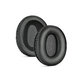 Cuscinetti auricolari di ricambio per Audio-Technica ANC500BT, Memory foam and PU leather, Black, 1 paio