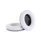Cuscinetti auricolari di ricambio per Bose QuietComfort 2, 15, 25 e 35, Memory foam and PU leather, Black-white, 1 paio