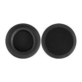 Cuscinetti auricolari di ricambio per AKG K845BT, K545, K540, Memory foam and PU leather, Black, 1 paio