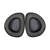 Cuscinetti auricolari di ricambio per Asus ROG Delta, Delta S, Memory foam and PU leather, Black, 1 paio