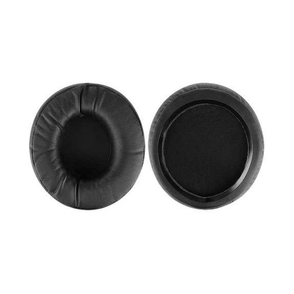 Cuscinetti auricolari di ricambio per Beyerdynamic T5P, T70, T90, HS200, RSX700, Memory foam and PU leather, Black, 1 paio