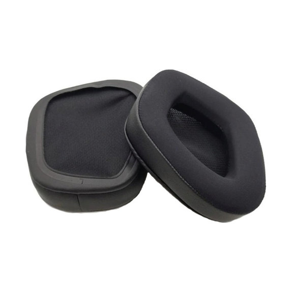 Cuscinetti auricolari di ricambio per Corsair Void RGB Elite, Memory foam + Neoprene, Black, 1 paio