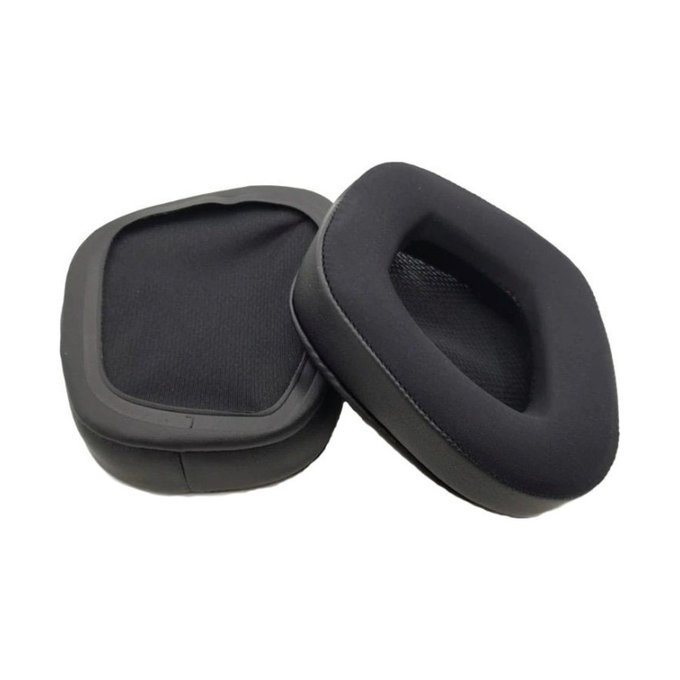 Cuscinetti auricolari di ricambio per Corsair Void RGB Elite, Memory foam + Neoprene, Black, 1 paio