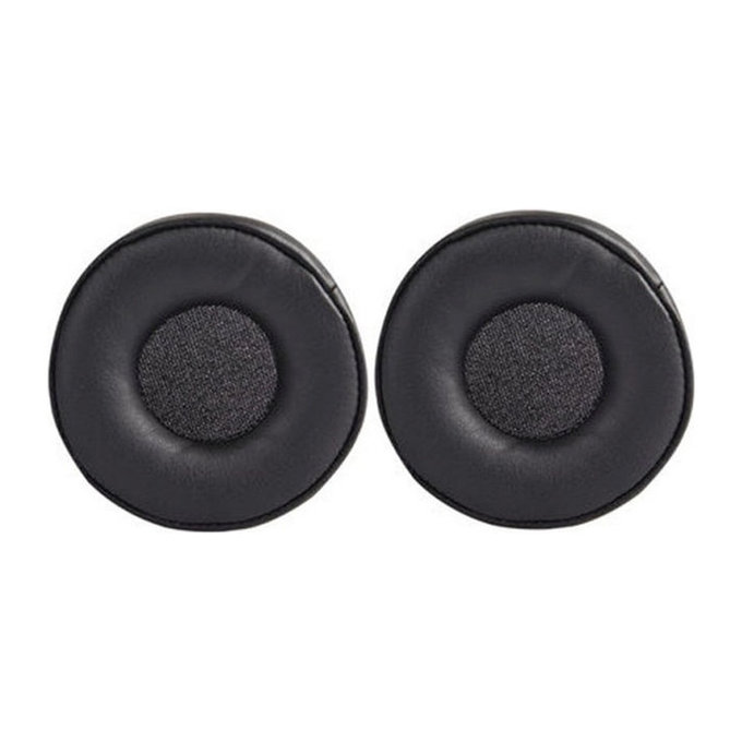 Cuscinetti auricolari di ricambio per Jabra MOVE Wireless, Memory foam and PU leather, Black, 1 paio