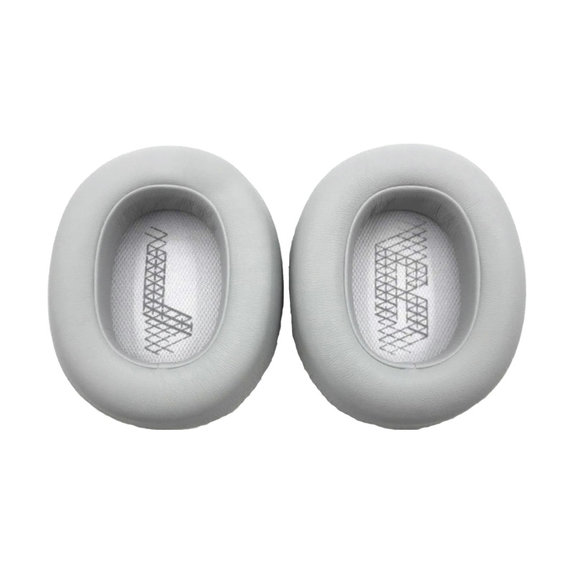 Cuscinetti auricolari di ricambio per JBL E65BTNC, Duet NC, Live 650BTNC, Live 660NC, Memory foam and PU leather, Grey, 1 paio