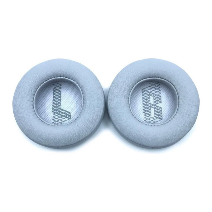 Cuscinetti auricolari di ricambio per JBL Live 400BT, 460NC, Memory foam and PU leather, Grey, 1 paio