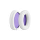 Cuscinetti auricolari di ricambio per Kingston HyperX Cloud Alpha Gaming, Memory foam and PU leather, White, 1 paio