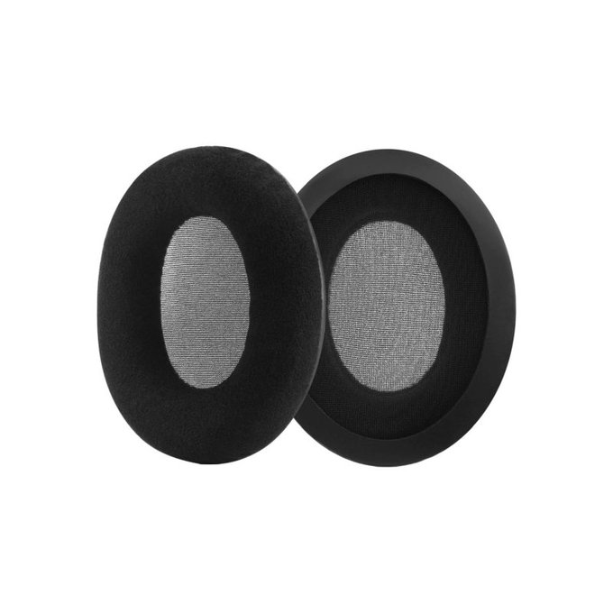 Cuscinetti auricolari di ricambio per Kingston HyperX Cloud II, Suede, Black, 1 paio