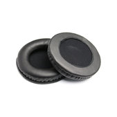 Cuscinetti auricolari di ricambio per Philips SHM1900, SHP1900, Memory foam and PU leather, Black, 1 paio