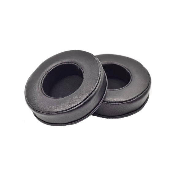 Cuscinetti auricolari di ricambio per Pioneer HDJ1000, HDJ2000, HDJ1500, Memory foam and PU leather, Black, 1 paio