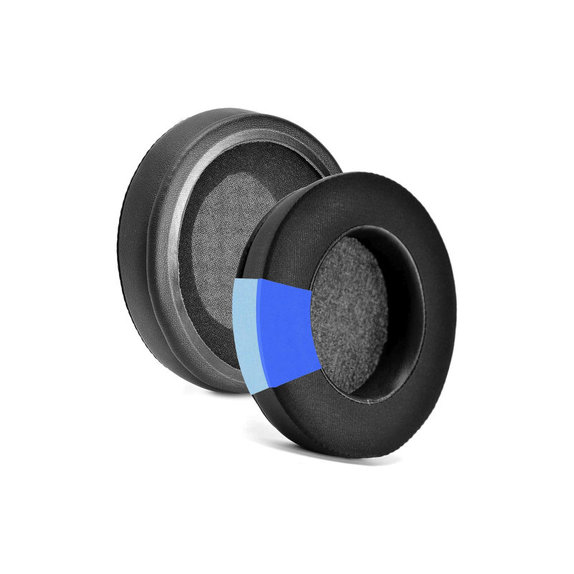 Cuscinetti auricolari di ricambio per Razer Nari e Kraken, Memory foam + Neoprene, Black, Cooling Gel, 1 paio