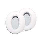 Cuscinetti auricolari di ricambio per Sennheiser HD300, 300BT, 4.50BTNC, Memory foam and PU leather, White, 1 paio