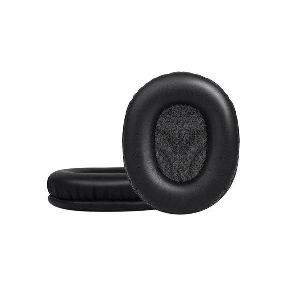 Cuscinetti auricolari di ricambio per Shure SRH840, Memory foam and PU leather, Black, 1 paio