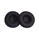 Cuscinetti auricolari di ricambio per Sony WH-CH500, MDR-ZX310, Memory foam and Leather, Black, Cooling Gel, 1 paio