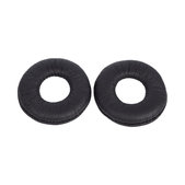 Cuscinetti auricolari di ricambio per Sony MDR-ZX110, Memory foam and PU leather, Black, 1 paio