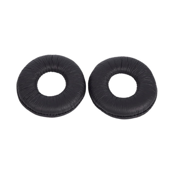 Cuscinetti auricolari di ricambio per Sony MDR-ZX110, Memory foam and PU leather, Black, 1 paio