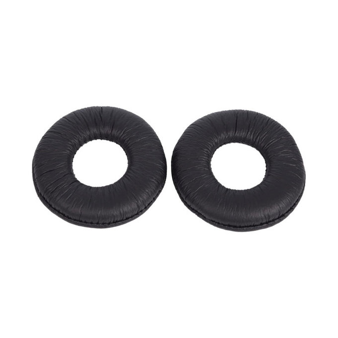 Cuscinetti auricolari di ricambio per Sony MDR-ZX110, Memory foam and PU leather, Black, 1 paio