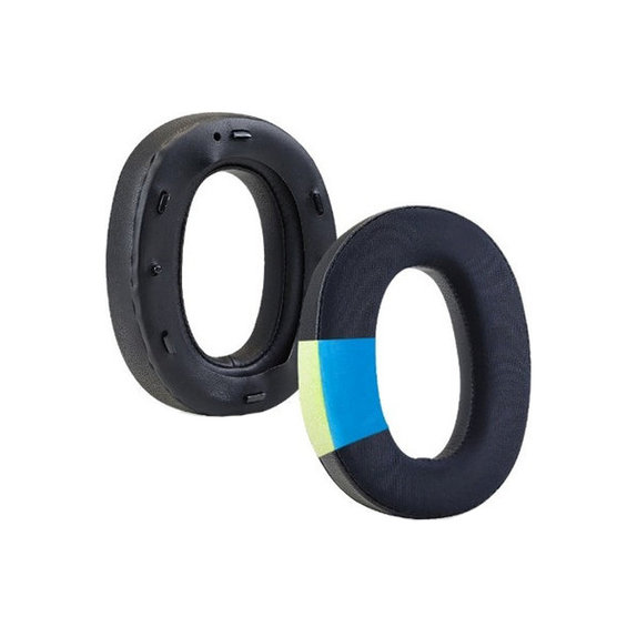 Cuscinetti auricolari di ricambio per Sony WH-1000XM2, Memory foam + Neoprene, Black, Cooling Gel, 1 paio