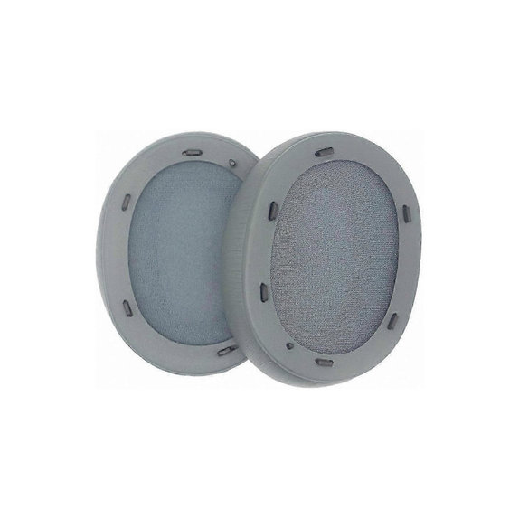 Cuscinetti auricolari di ricambio per Sony WH-ULT900N, Memory foam and PU leather, Grey, 1 paio