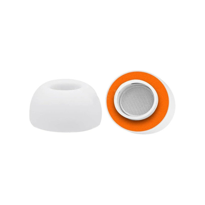 Gommini auricolari in silicone di ricambio per Apple AirPods 1, 2 Pro, M, Memory Foam, White