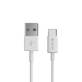 Cavo USB / USB-C Smart, 2.1A, 2m, White, Devia