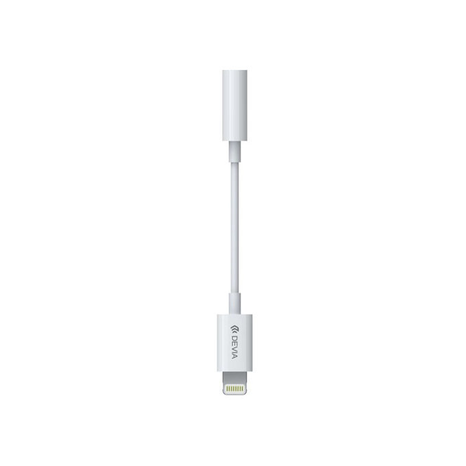 Adattatore Smart Jack 3,5mm / Lightning, White, Devia