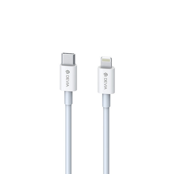 Cavo Lightning / USB-C Smart, PD 20W, 1m, White, Devia