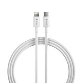 Cavo Lightning / USB-C Smart, PD 27W, 2m, White, Devia