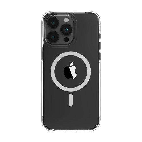 Custodia Elemental con MagSafe per iPhone 15, Transparent, Devia