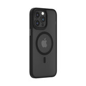 Custodia Pino con MagSafe per iPhone 15 Pro, Black, Devia