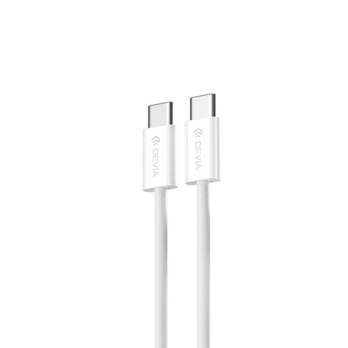 Cavo USB-C / USB-C Smart, PD 60W, 1m, White, Devia