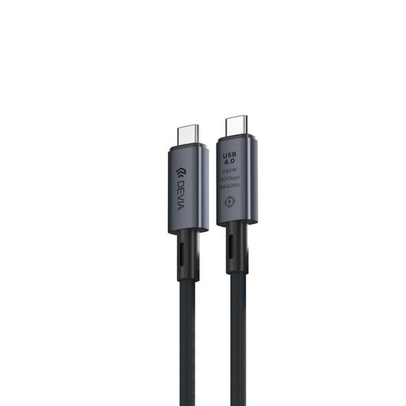 Cavo USB-C / USB-C Extreme Speed, 240W, 8K 60Hz, 1m, Black, Devia