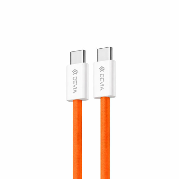 Cavo USB-C / USB-C Smart, PD 60W, 1m, Orange, Devia
