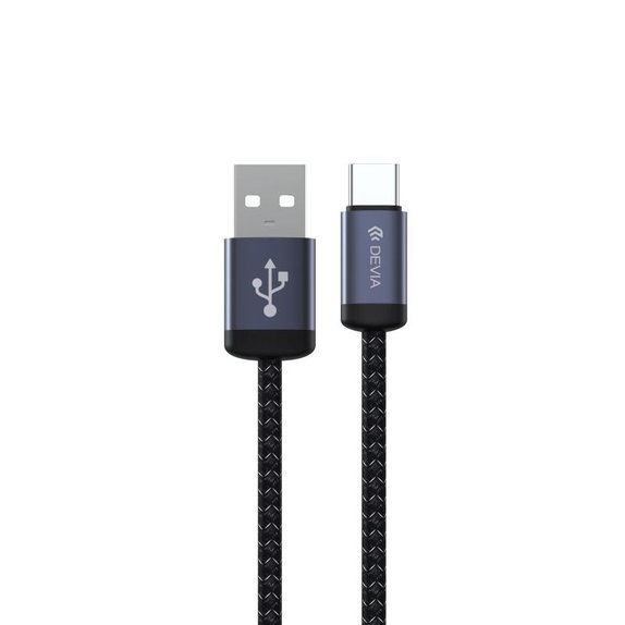 Cavo USB / USB-C Gracious, 2.1A, 2m, Black, Devia