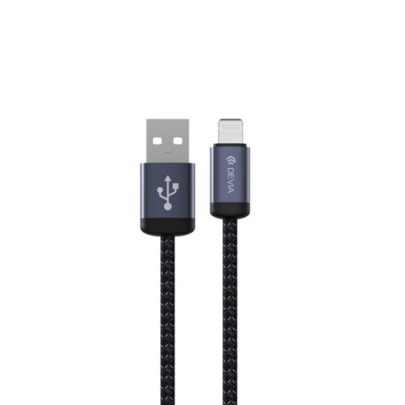 Cavo Lightning / USB Gracious, 2.4A, 2m, Black, Devia