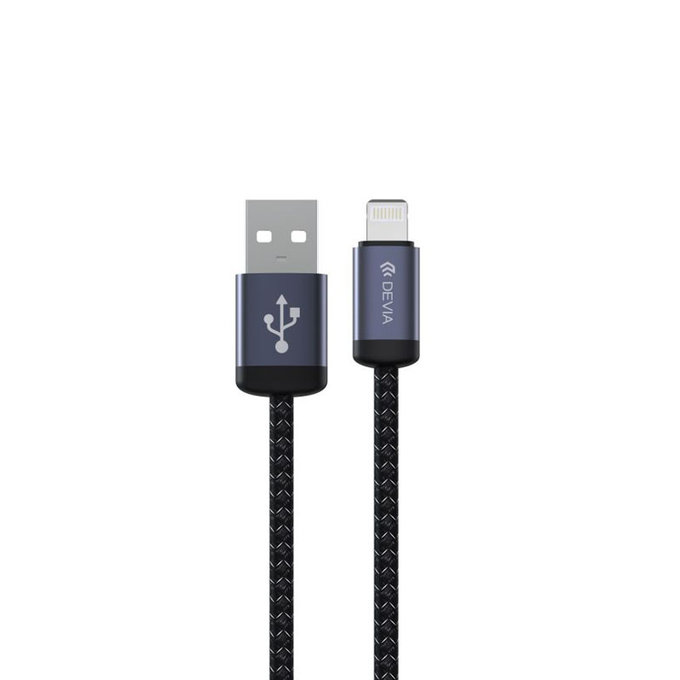 Cavo Lightning / USB Gracious, 2.4A, 2m, Black, Devia