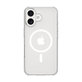 Custodia Clear con MagSafe per iPhone 16 Plus, Transparent, Devia