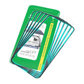 Adesivo sigillante vetro posteriore per iPhone 15 Pro, 2UUL BA15P, (5 pz)