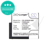 Batteria per Gopro Hero 8, Hero 6, AHDBT-501, Li-Ion, 1250mAh, 3.85V, HQ