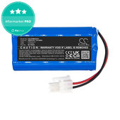 Batteria per Ecovacs Deebot M82, Tesla RoboStar T50 T60 T80 Pro BL7402A, Li-Ion, 2600mAh, 14.8V, HQ