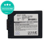 Batteria per Panasonic DMC-FZ10, CGA-S002, Li-Ion, 680mAh, 7.4V, HQ