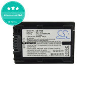 Batteria per Sony DCR-DVD, HC, SR, HDR-CX, HC, PJ, XR, NEX-VG, NP-FV70, Li-Ion, 1500mAh, 7.4V, HQ