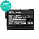 Batteria per Nikon Coolpix D7000, EN-EL15, Li-Ion, 1600mAh, 7V, HQ