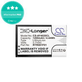 Batteria per Alcatel 8232, RTR001F01, Li-Ion, 1200mAh, 3.7V, HQ