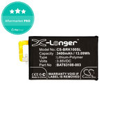 Batteria per Blackberry Keyone, BAT63108-003, Li-Pol, 3.85V, 3400mAh, HQ