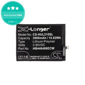 Batteria per Huawei P Smart Pro 2019, HB446486ECW, Li-Pol, 3.85V, 3900mAh, HQ